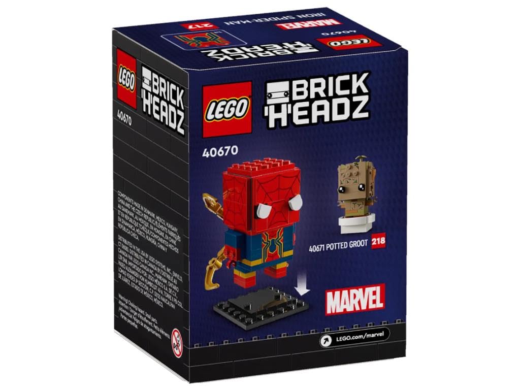 Amazon.co.jp: レゴ (LEGO) ブリックヘッズ アイアンスパイダーマン